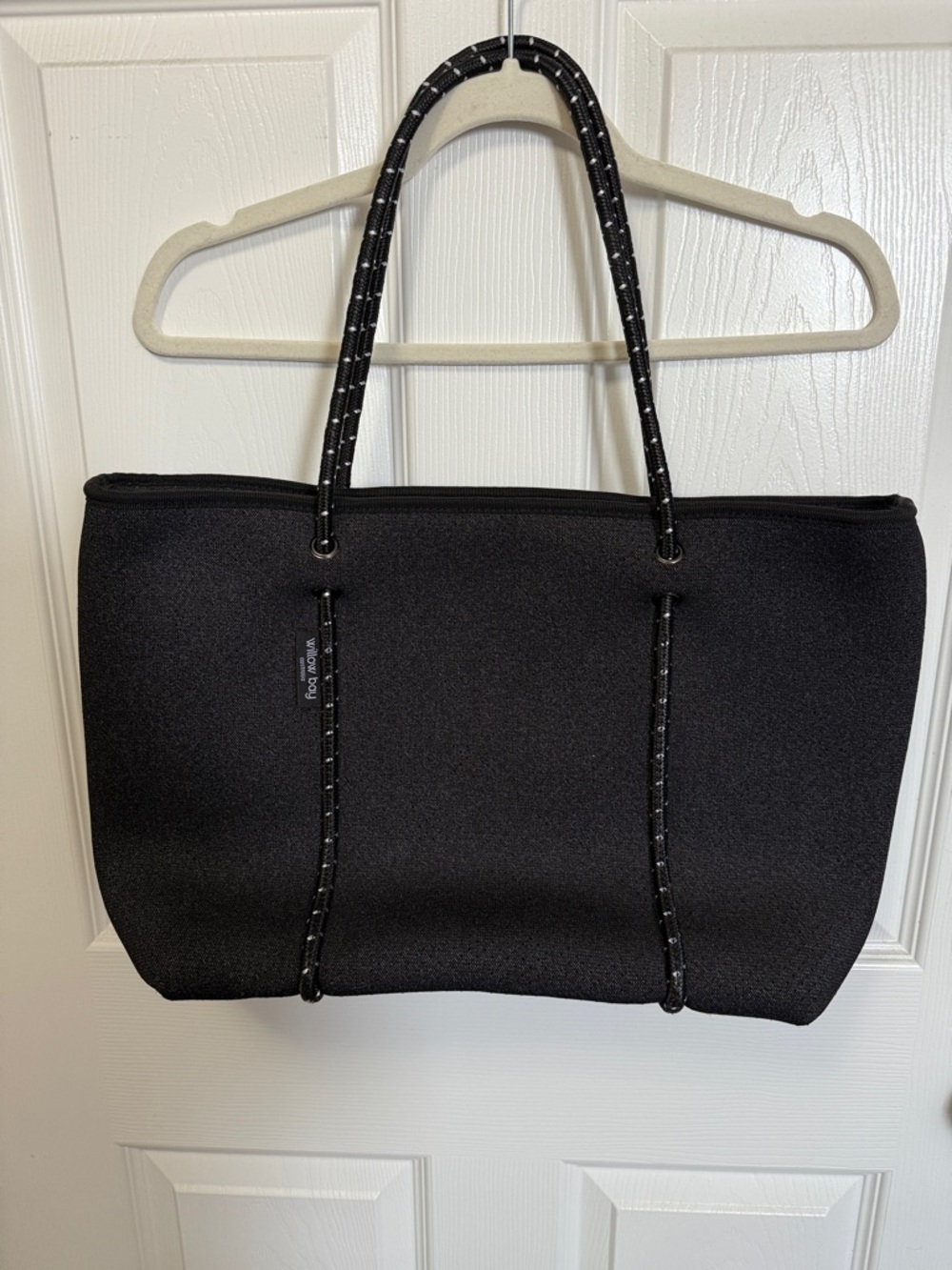 Willow Bay Australia Black Neoprene Tote